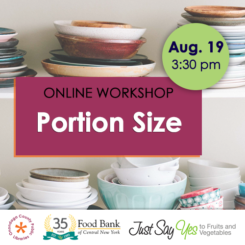Online Workshop: Portion Size  image